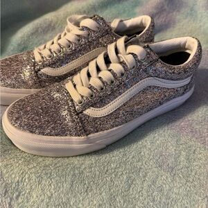Sparkly barely worn vans